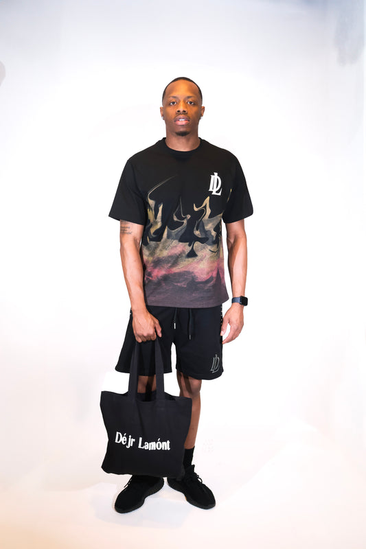 Déjr Lamónt Flame Design T-Shirt Men