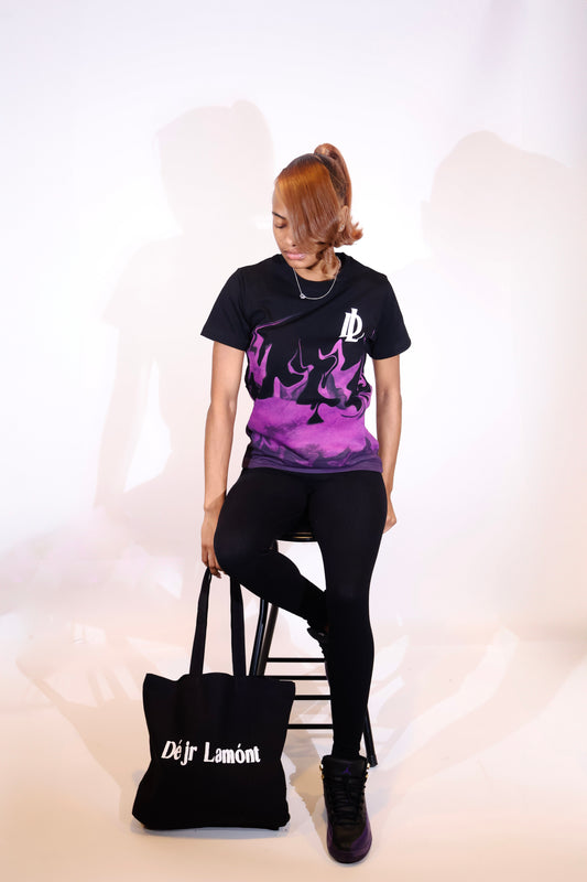 Déjr Lamónt Flame Design T-Shirt WMNS